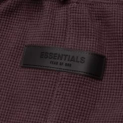 Kid's Relaxed Sweatpant - Plum 5 Kid's Relaxed Sweatpant - Plum -Fashion Clothing Store Fear Of God Essentials Kid s Relax Sweatpant Plum 785BT223105K 06 11 23 Feature VR 6