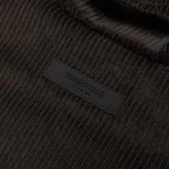 Corduroy Shirt Jacket - Off Black -Fashion Clothing Store Fear Of God Essentials Shirt Jacket Off Black 202BT224120F 06 08 23 Feature MG 8