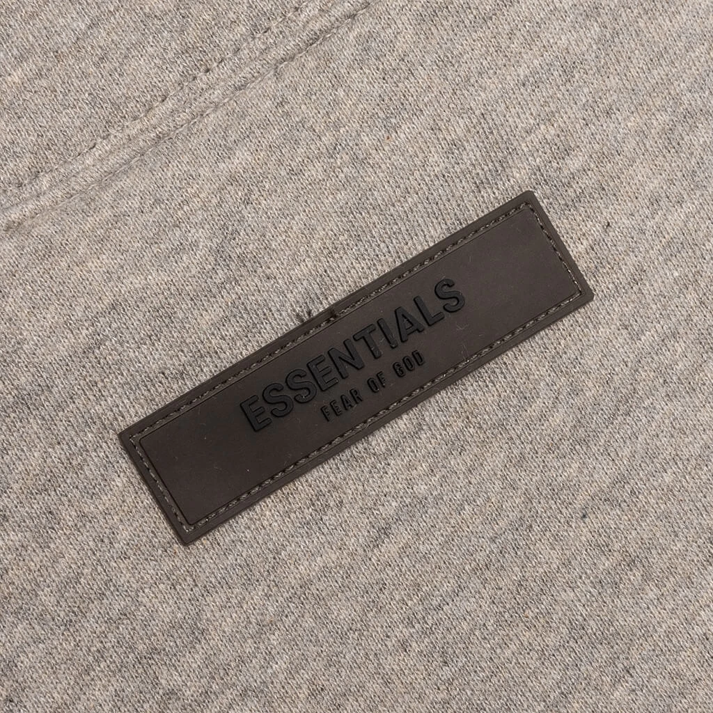 Essentials Core Mockneck - Dark Oatmeal 4 Essentials Core Mockneck - Dark Oatmeal - Image 4