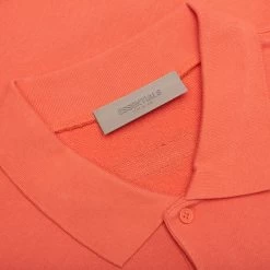 Essentials L/S Polo - Coral 7 Essentials L/S Polo - Coral -Fashion Clothing Store Fear of God Essentials L S Polo Coral 192SU224192F 01 09 23 Feature JP 7
