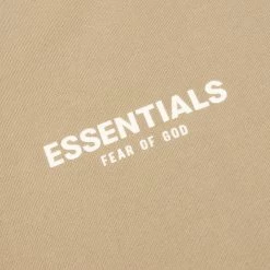 Essentials Mockneck - Oak -Fashion Clothing Store Fear of God Essentials LS Crewneck Oak 192BT212075F 11 02 22 Feature NF 2