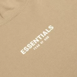 Essentials Relaxed Mockneck - Oak -Fashion Clothing Store Fear of God Essentials Relaxed Mockneck Oak 192BT212084F 11 02 22 Feature NF 2