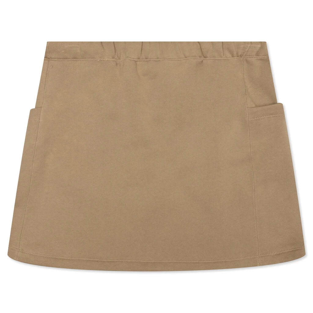 Essentials Women's Fleece Skirt - Oak 2 Essentials Women's Fleece Skirt - Oak - Image 2
