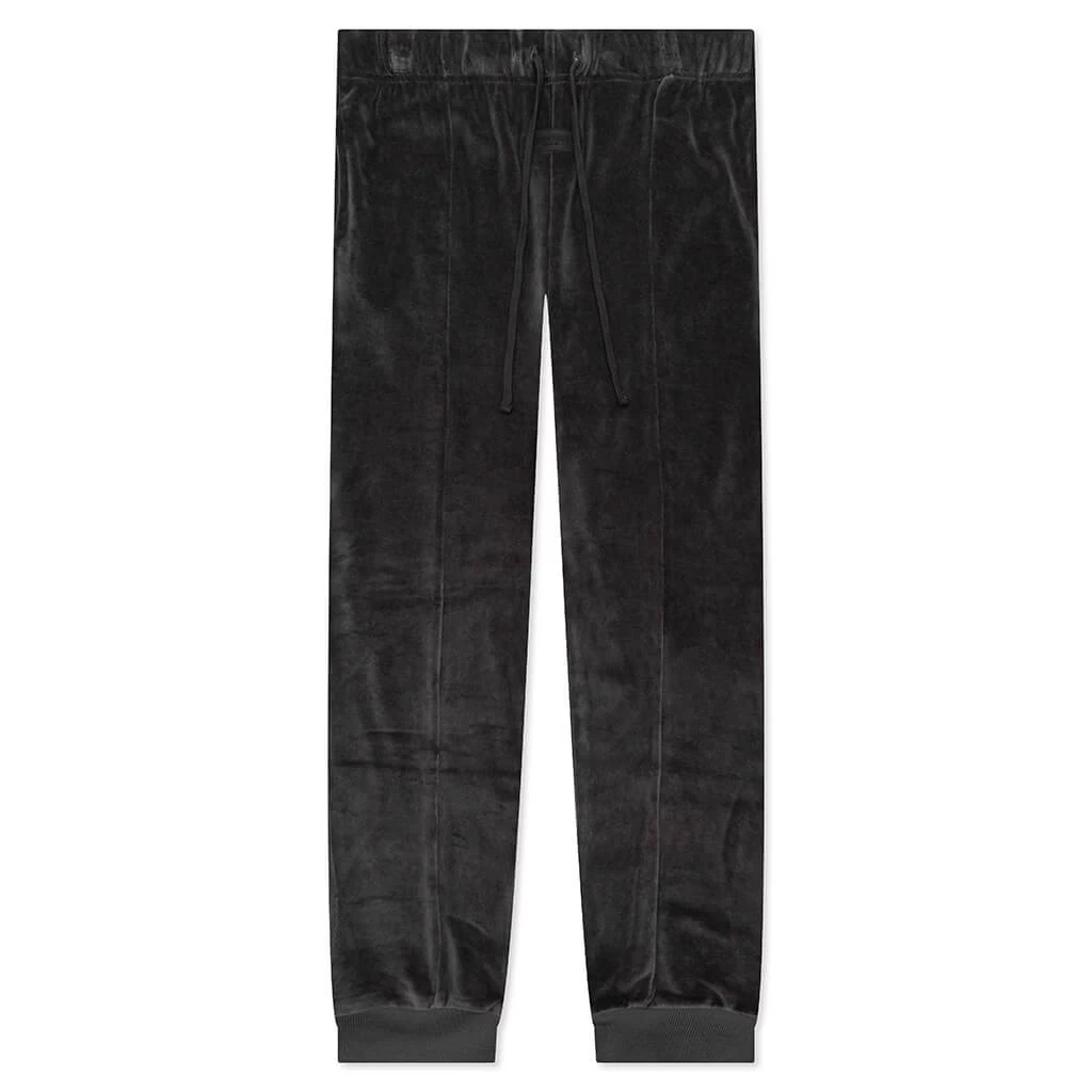 Essentials Women's Velour Pant - Iron 1 Essentials Women's Velour Pant - Iron