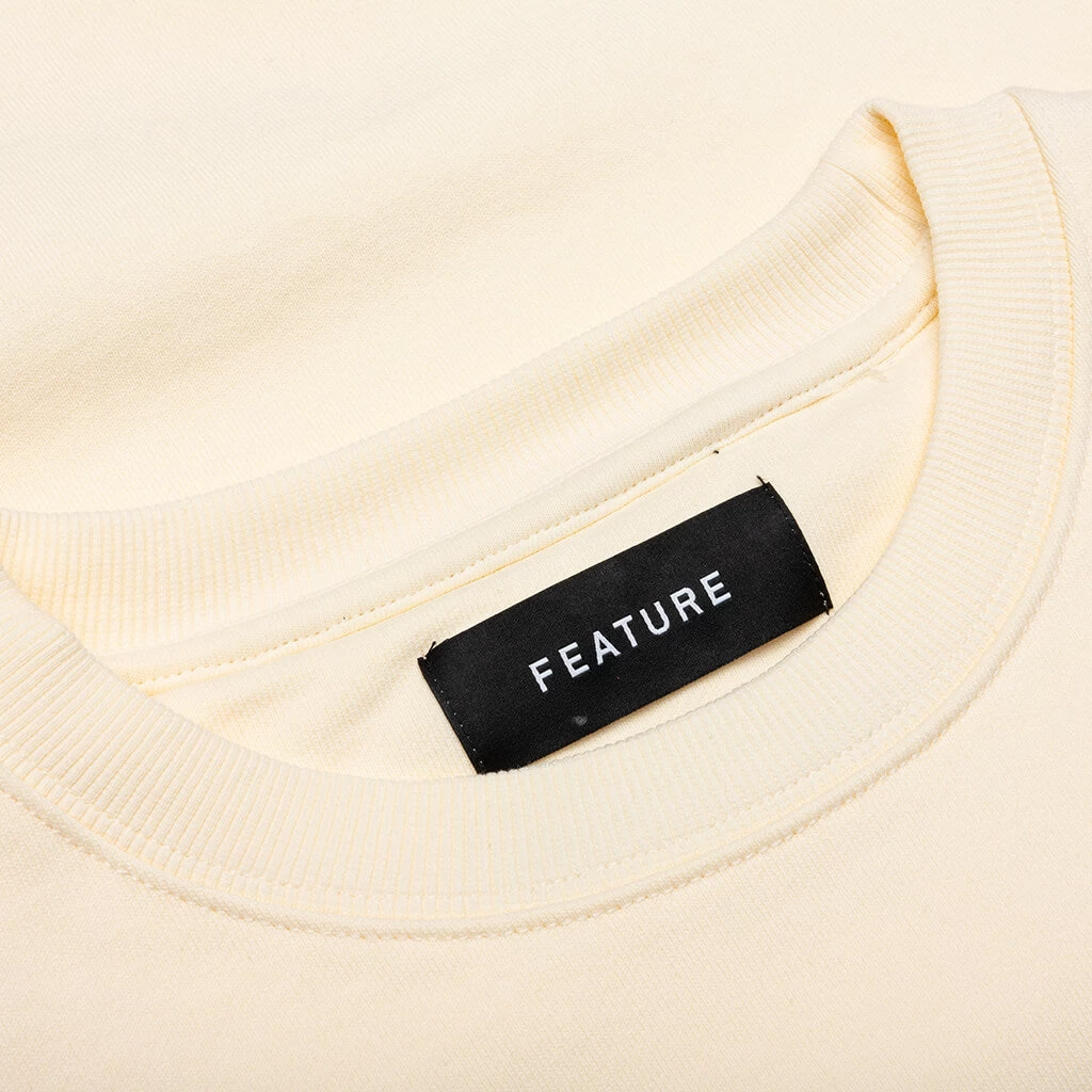 Academy Crewneck - Cannoli Cream/Gold Flame 3 Academy Crewneck - Cannoli Cream/Gold Flame - Image 3