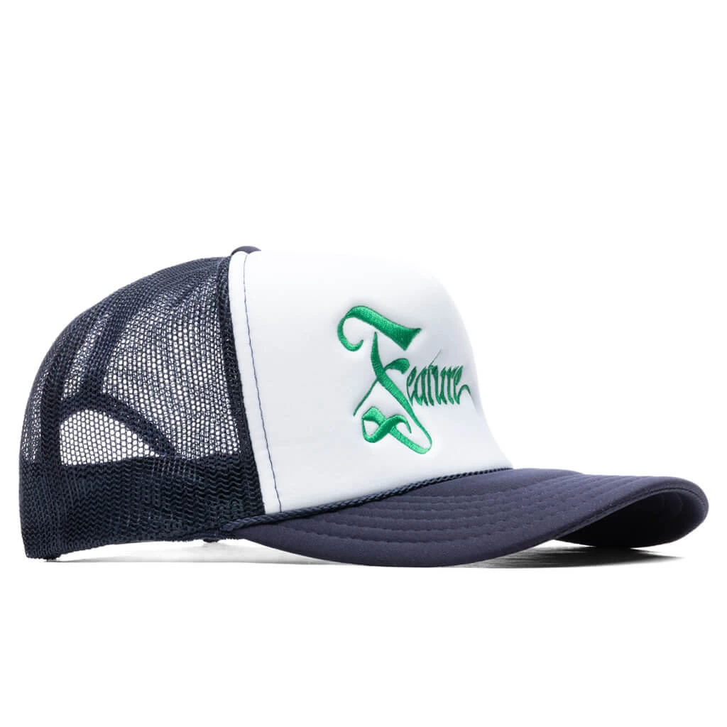 Celtic Trucker - Navy/White 2 Celtic Trucker - Navy/White - Image 2