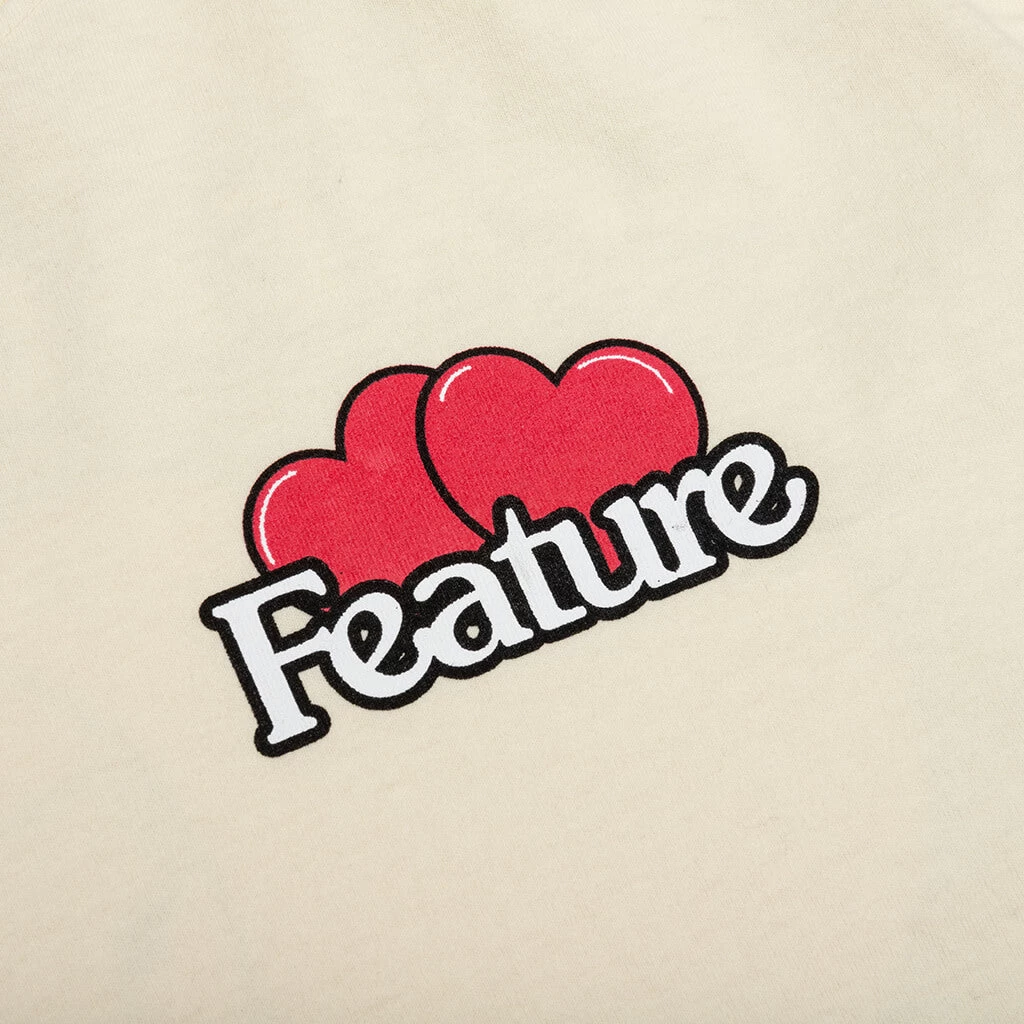 Spread The Love Tee - Cannolli Cream/Red 3 Spread The Love Tee - Cannolli Cream/Red - Image 3