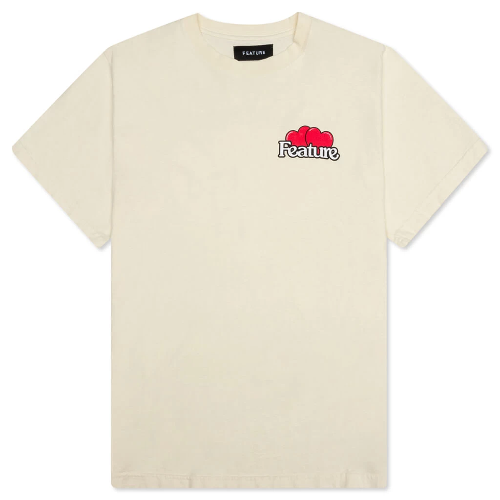 Spread The Love Tee - Cannolli Cream/Red 1 Spread The Love Tee - Cannolli Cream/Red
