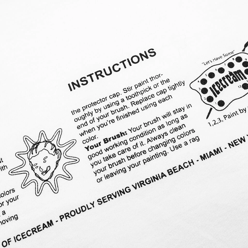 Follow The Numbers L/S Knit - White 4 Follow The Numbers L/S Knit - White - Image 4