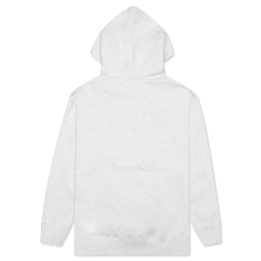 Acupuncture Stamp Hoodie - Heather Grey 2 Acupuncture Stamp Hoodie - Heather Grey - Image 2
