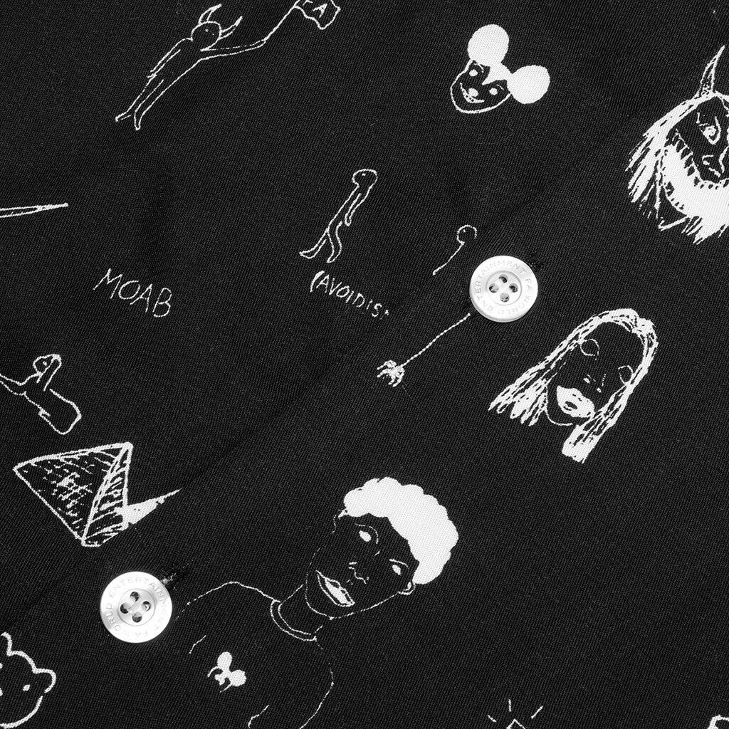 Dill Drawings Club Shirt - Black 4 Dill Drawings Club Shirt - Black - Image 4