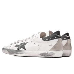 Golden Goose Super-Star Sneakers - White/Black 6 Golden Goose Super-Star Sneakers - White/Black -Fashion Clothing Store Golden Goose Superstar White Black GMF00102.F002090.10432 05 21 2021 01 4