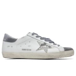 Golden Goose Super-Star Sneakers - White/Grey Asphalt