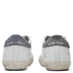 Golden Goose Super-Star Sneakers - White/Grey Asphalt 7 Golden Goose Super-Star Sneakers - White/Grey Asphalt -Fashion Clothing Store Golden Goose Superstar White Grey Asphalt GMF00101.F002045.10772 08 28 2021 01 4