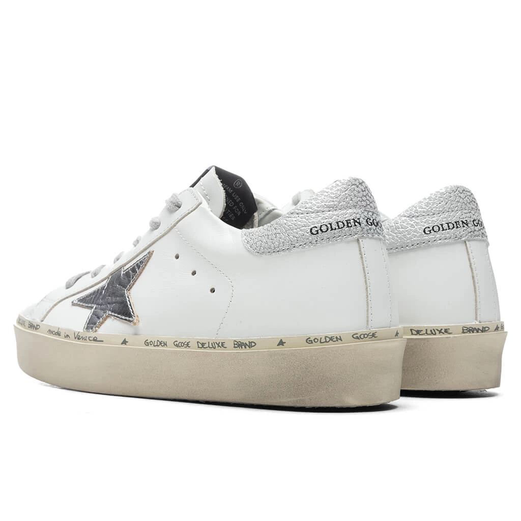 Golden Goose Women's Hi Star Laminated - White/Silver 3 Golden Goose Women's Hi Star Laminated - White/Silver - Image 3
