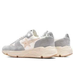 Golden Goose Women's Leather Star Running Sole - Silver/White/Cream -Fashion Clothing Store Golden Goose Women s Leather Star Running Sole Silver White Cream GWF00126.F004174.60405 09 15 23 Feature KN 5