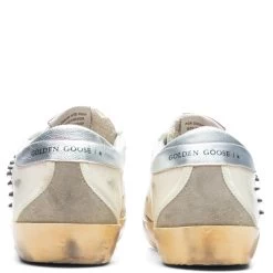 Golden Goose Women's Sneakers Nappa W/ Studs Super Star - Beige/Taupe/Silver 7 Golden Goose Women's Sneakers Nappa W/ Studs Super Star - Beige/Taupe/Silver -Fashion Clothing Store Golden Goose Women s Sneakers Nappa w Studs Super Star Beige Taupe Silver GWF00102.F004142.81975 09 15 23 Feature KN 6