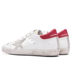 Golden Goose Women's Super-Star Penstar - White/Silver/Red -Fashion Clothing Store Golden Goose Women s Super Star Penstar White Silver Red GWF00107.F003167.11183 12 28 22 Feature VR 4
