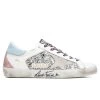 Golden Goose Women's Super-Star Sneakers - Silver/White/Ice