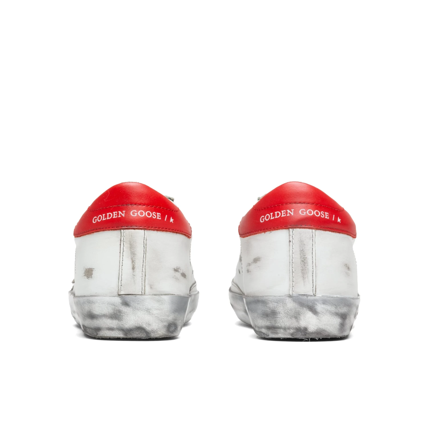 Golden Goose Women's Super-Star Sneakers - White/Ice/Red 4 Golden Goose Women's Super-Star Sneakers - White/Ice/Red - Image 4