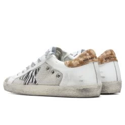 Golden Goose Women's Super-Star Sneakers - Light Silver/White/Taupe 6 Golden Goose Women's Super-Star Sneakers - Light Silver/White/Taupe -Fashion Clothing Store Golden Goose Womens Super Star Light Silver White Taupe GWF00103.F002467.81498 12 29 2021 01 3
