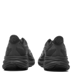 Hoka Women's Clifton 9 - Black/Black -Fashion Clothing Store Hoka One One Women s Clifton 9 Black Black 1127896 BBLC 03 31 23 Feature KN 6