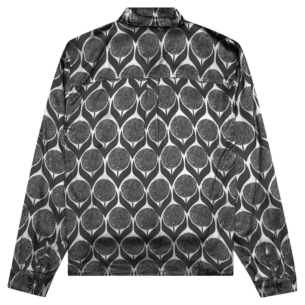 Honor The Gift Floral L/S Button-Up - Black 2 Honor The Gift Floral L/S Button-Up - Black - Image 2