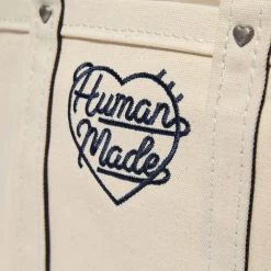 Heavy Canvas Tote Small - Navy -Fashion Clothing Store Human Made Heavy Canvas Tote Small Navy HM25GD035 NVY