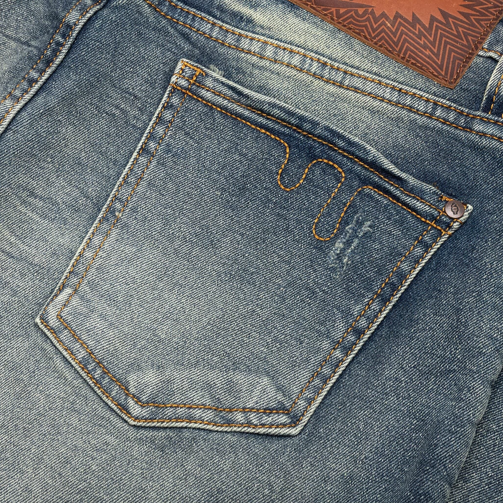 Running Dog Jean - Medium Wash Blue Jean 4 Running Dog Jean - Medium Wash Blue Jean - Image 4