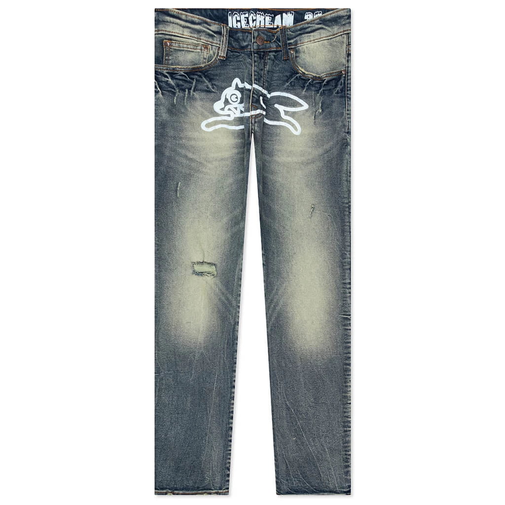 Running Dog Jean - Medium Wash Blue Jean 1 Running Dog Jean - Medium Wash Blue Jean