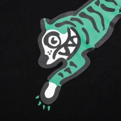 Stripes Hoodie - Black 5 Stripes Hoodie - Black -Fashion Clothing Store Icecream Stripes Hoodie Black 411 6307 BLK 09 30 2021 01 2