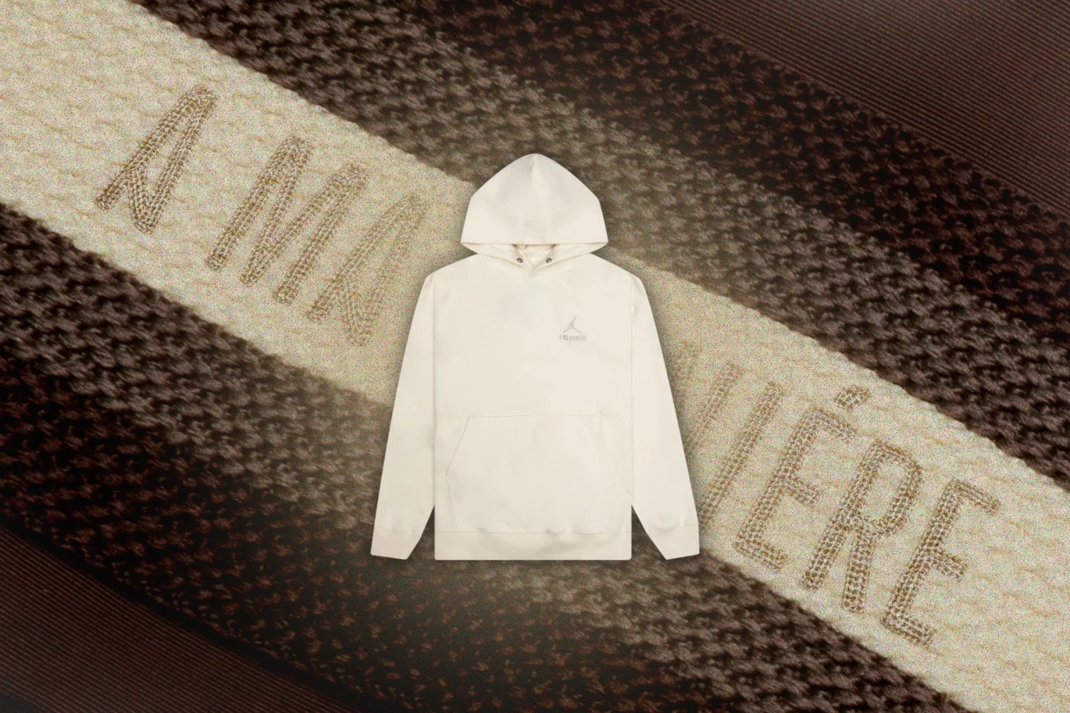 Jordan X A Ma Maniere Jacquard Hoodie - Coconut Milk 6 Jordan X A Ma Maniere Jacquard Hoodie - Coconut Milk - Image 6