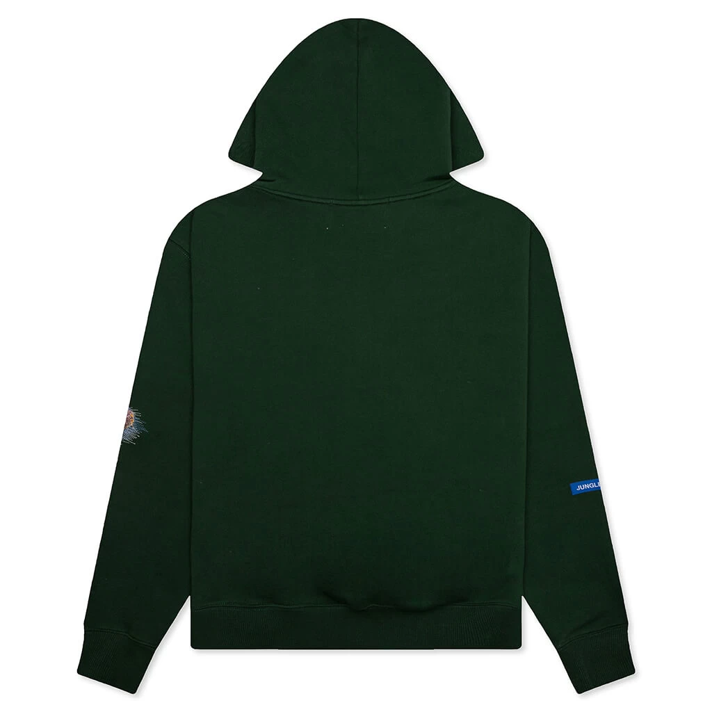 Exit Through The Back Hoodie - Green 2 Exit Through The Back Hoodie - Green - Image 2