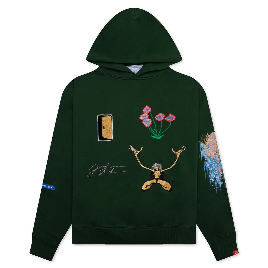 Exit Through The Back Hoodie - Green 1 Exit Through The Back Hoodie - Green