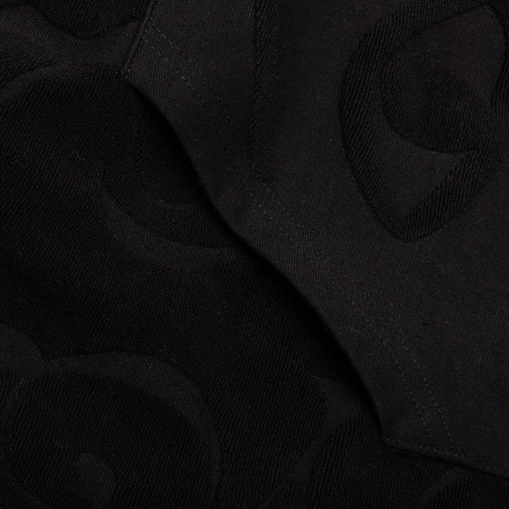 Towelling Hoodie - Black 4 Towelling Hoodie - Black - Image 4