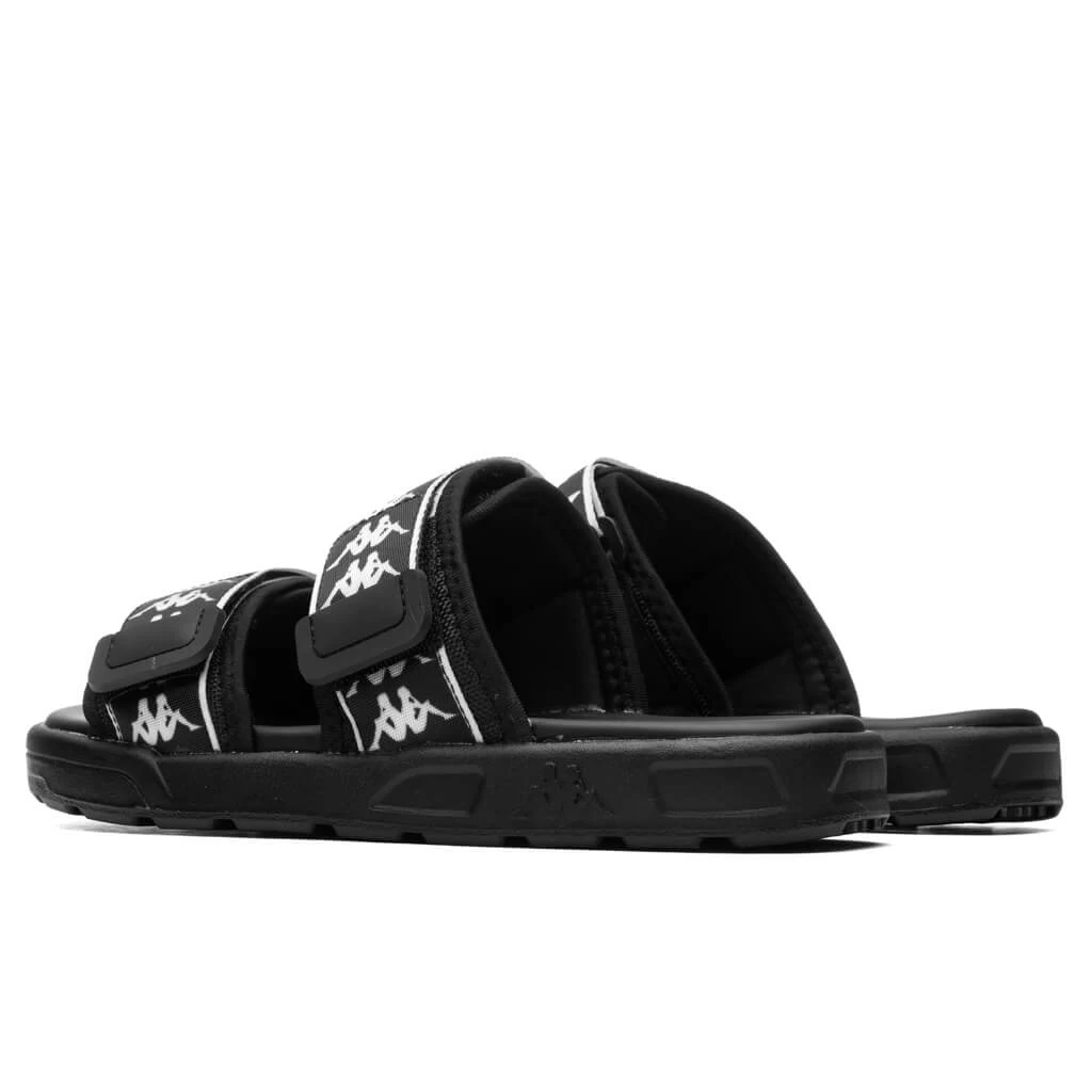 Kappa 222 Banda Aster 1 Sandals - Black/White 3 Kappa 222 Banda Aster 1 Sandals - Black/White - Image 3