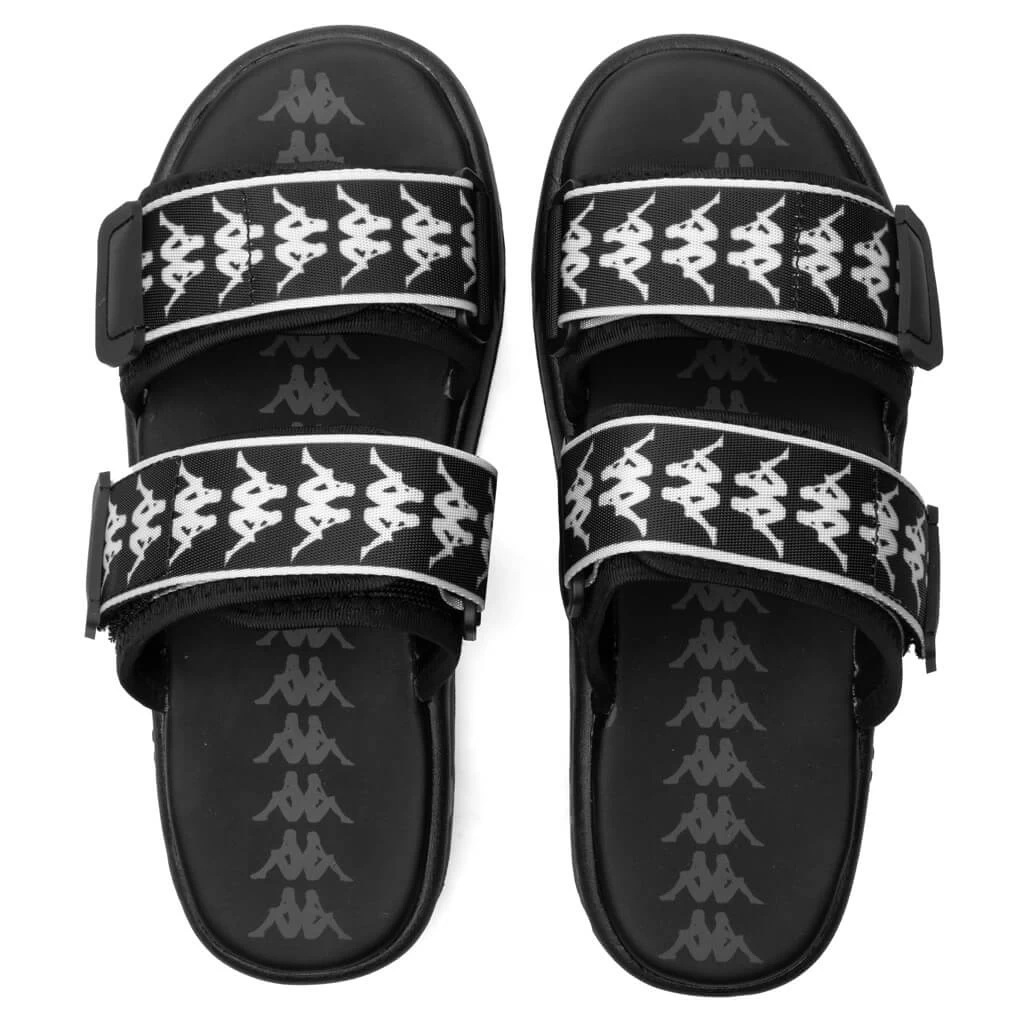 Kappa 222 Banda Aster 1 Sandals - Black/White 4 Kappa 222 Banda Aster 1 Sandals - Black/White - Image 4
