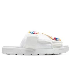 Kappa 222 Banda Mitel 6 Sandals - White/Fuchsia