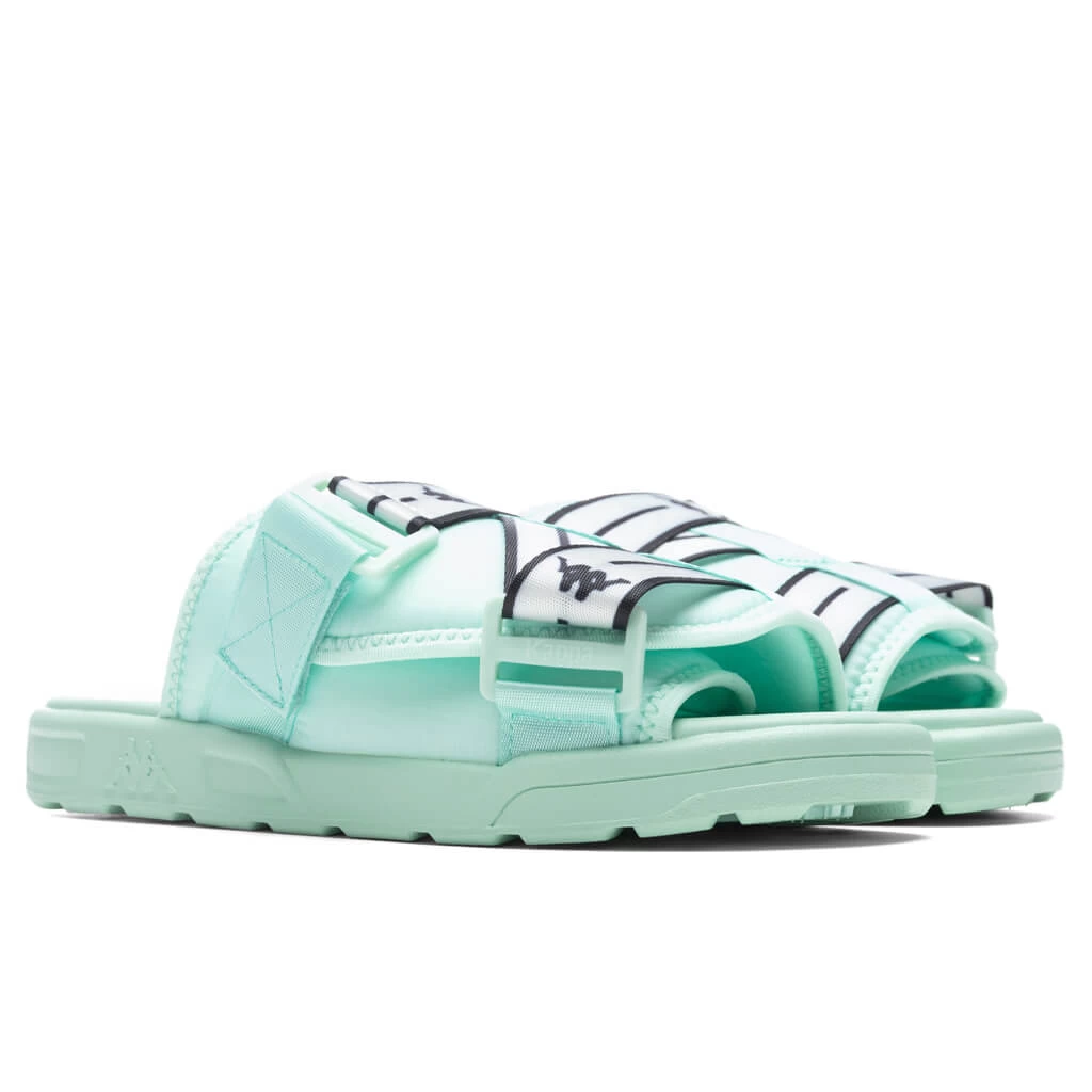 Kappa Authentic JPN Mitel 2 Sandals - Green Jade/Black 2 Kappa Authentic JPN Mitel 2 Sandals - Green Jade/Black - Image 2
