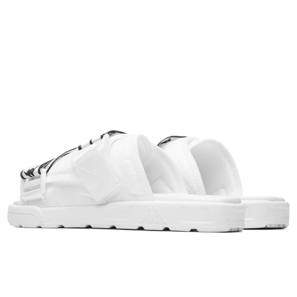 Kappa Authentic Jpn Mitel Sandals - White/Black 3 Kappa Authentic Jpn Mitel Sandals - White/Black - Image 3