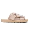 Kappa Logo Tape Kalpi Sandals - Beige/Light Pink
