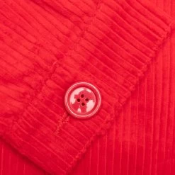 Cord Top - Red -Fashion Clothing Store KidSuper Cord Top Red KSAW22 05 11 12 08 22 Feature DV 10