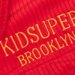 Cord Top - Red -Fashion Clothing Store KidSuper Cord Top Red KSAW22 05 11 12 08 22 Feature DV 6
