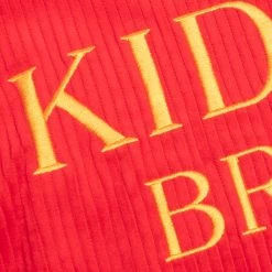 Cord Top - Red -Fashion Clothing Store KidSuper Cord Top Red KSAW22 05 11 12 08 22 Feature DV 9