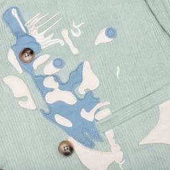 Jazz Club Corduroy Blazer - Mint 9 Jazz Club Corduroy Blazer - Mint -Fashion Clothing Store KidSuper Jazz Club Corduroy Blazer Mint SS23 SUT 61 04 01 23 Feature DV 6