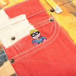 La Casa Cargo Pants - Yellow -Fashion Clothing Store KidSuper La Casa Cargo Pants Yellow SS23 PT 26 07 22 23 Feature KN 7