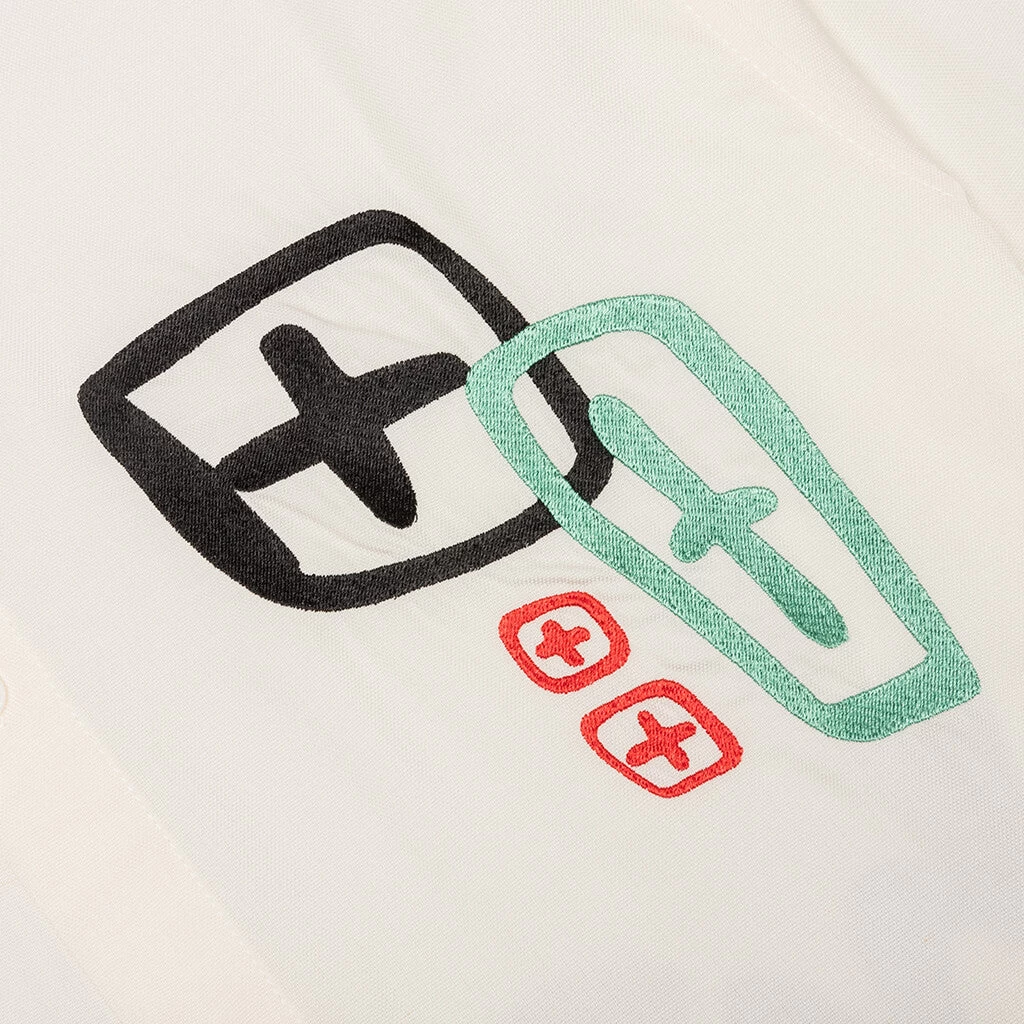 Ksubi Bee Careful L/S Shirt - Ecru 3 Ksubi Bee Careful L/S Shirt - Ecru - Image 3