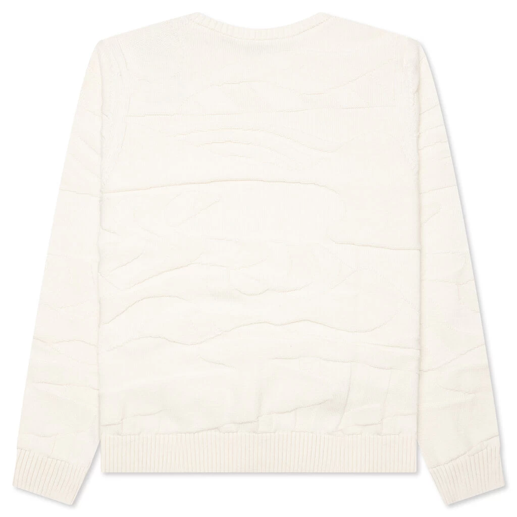 Landscaped Knitted Pullover - Off White 2 Landscaped Knitted Pullover - Off White - Image 2