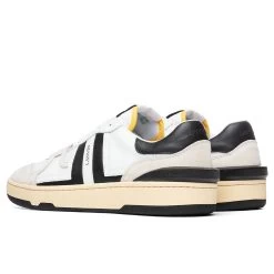 Lanvin Clay Low Top Sneakers - White/Black 6 Lanvin Clay Low Top Sneakers - White/Black -Fashion Clothing Store Lanvin Clay Low Top Sneakers White Black FM SKDK00 NAS1 P21 BLK 02 19 2021 01 3