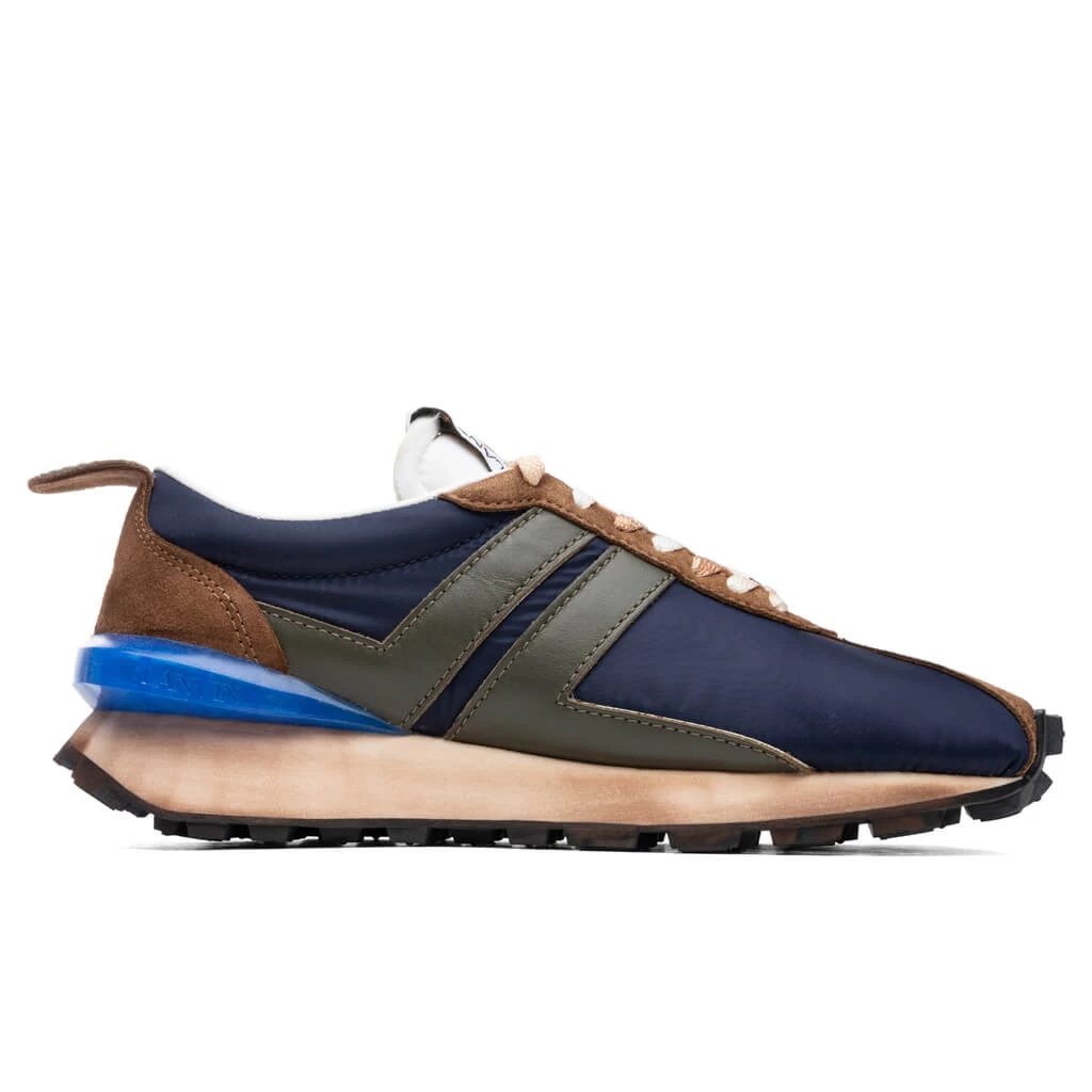 Lanvin Running Sneakers - Navy Blue/Green 1 Lanvin Running Sneakers - Navy Blue/Green